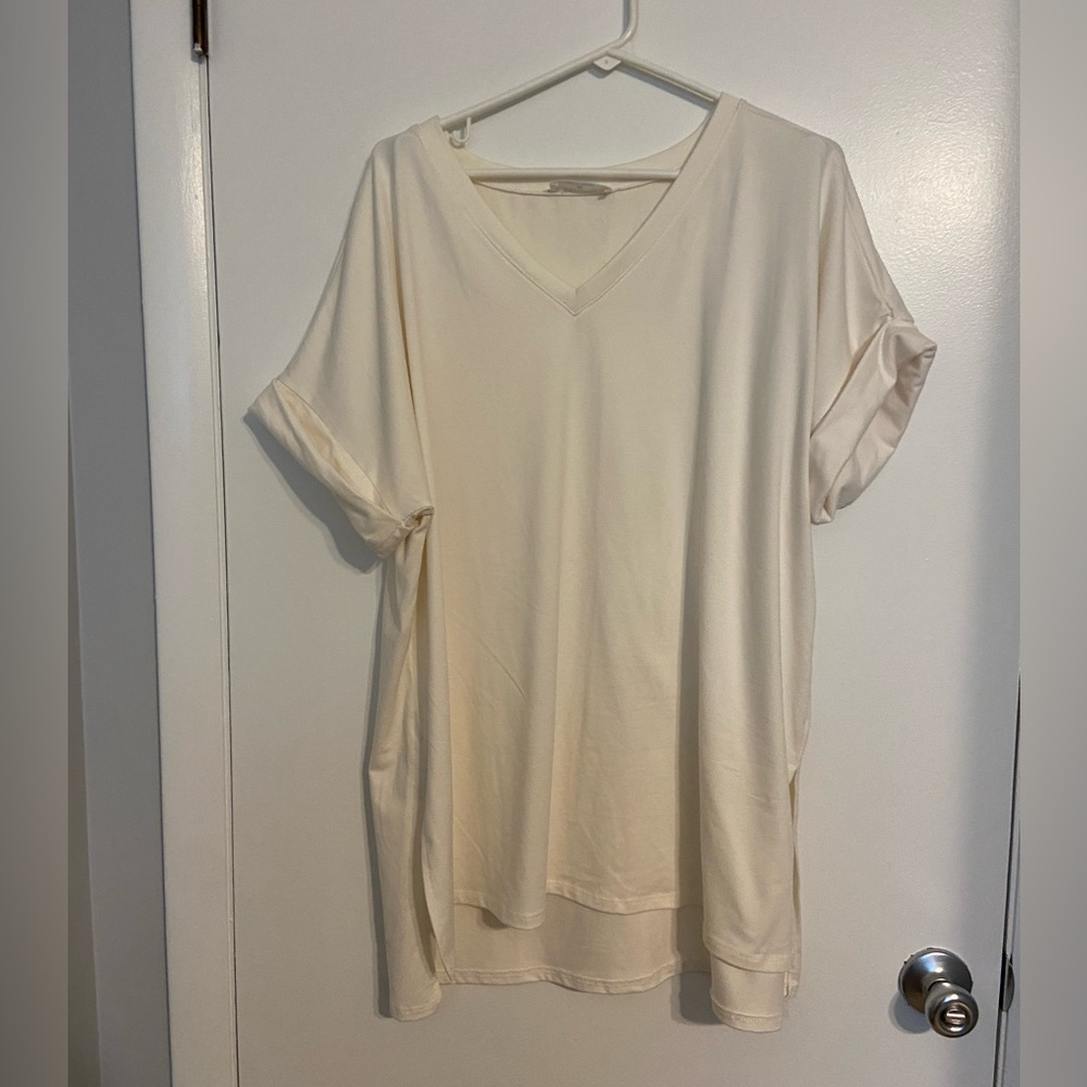 Zenana ivory Tunic